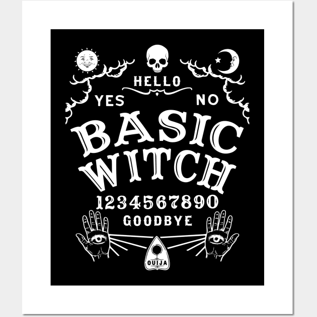 Basic Witch Ouija Board Wall Art by ShirtFace